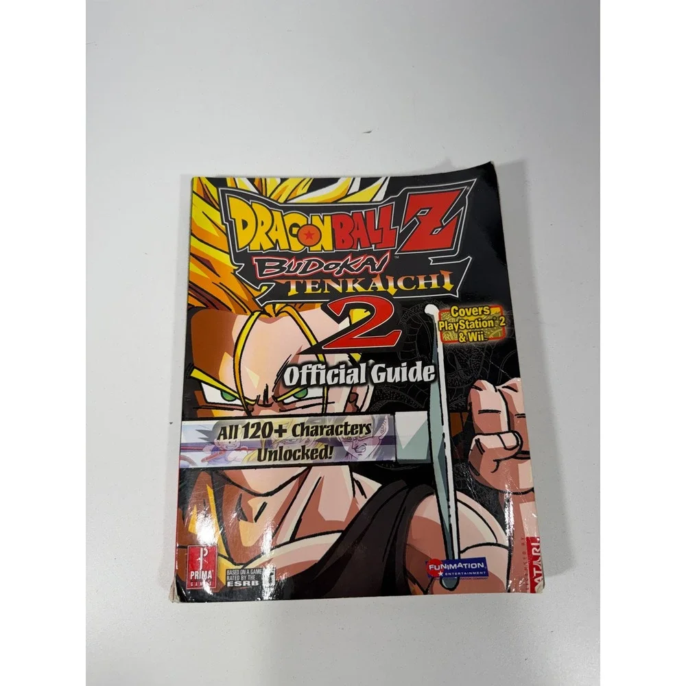 Dragon Ball Z Budokai Tenkaichi 2 Prima Official Guide PS2 Wii Strategy Book